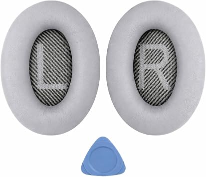 Replacement Ear Pads for Bose QC35 and QC35 II | Soft Protein Leather Ear Cushions with Noise Isolation, Memory Foam, Extra Durability