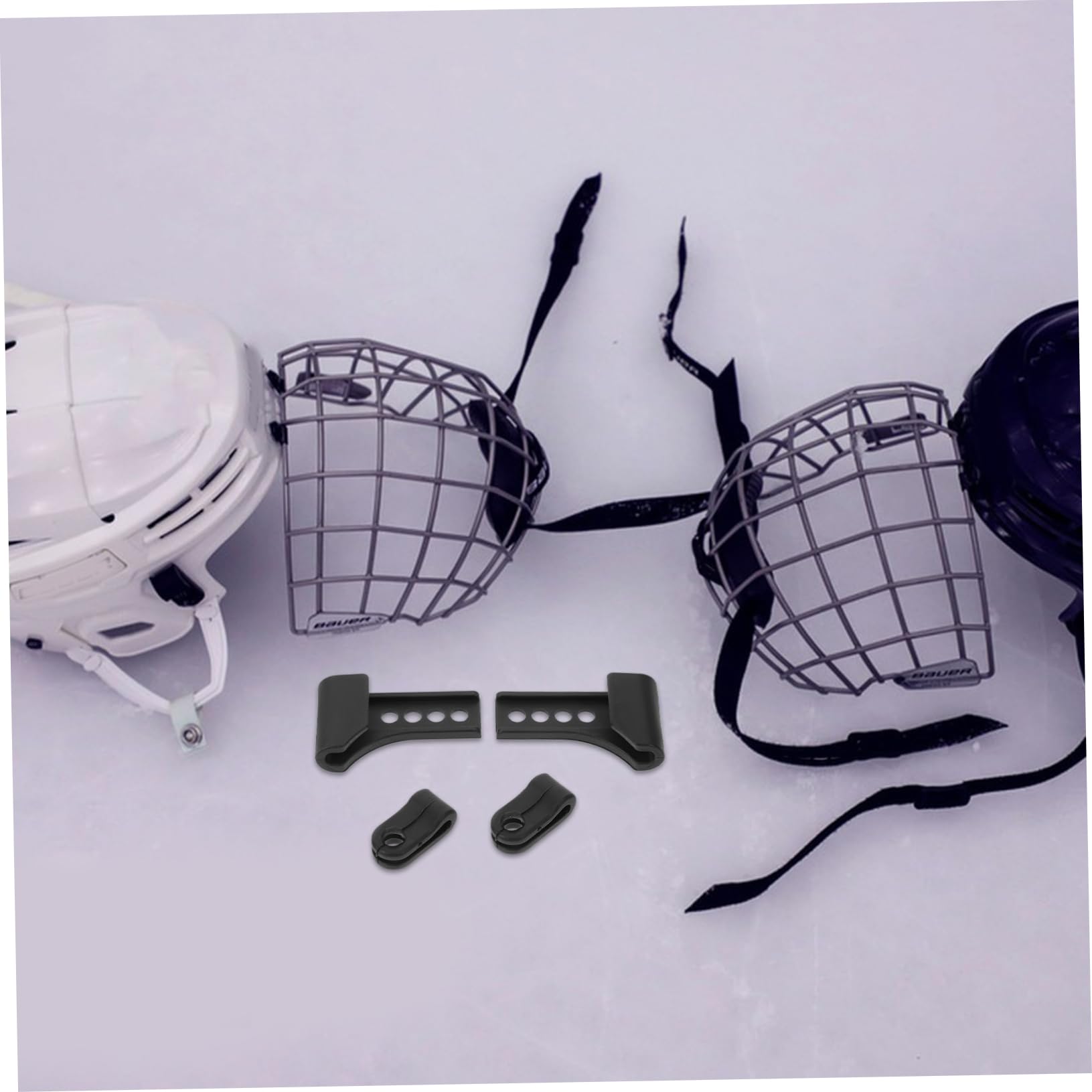 VANZACK 2 Pairs Sports Helmet Buckle Set Baseball Helmet Padding Kit Visor Clips
