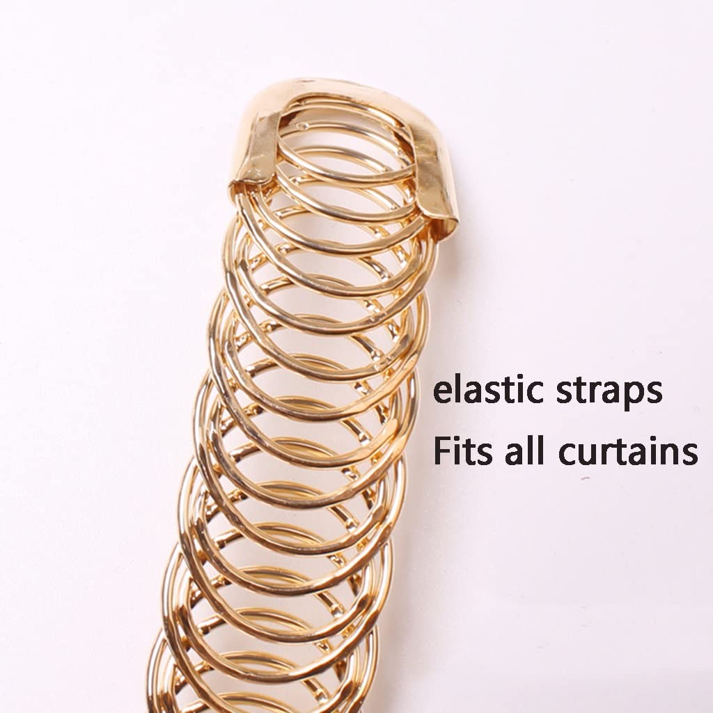 Embrasses de Rideaux en métal Extensible avec tête de cerf, embrasses de Rideaux, Crochets pour Rideaux pour la Maison(