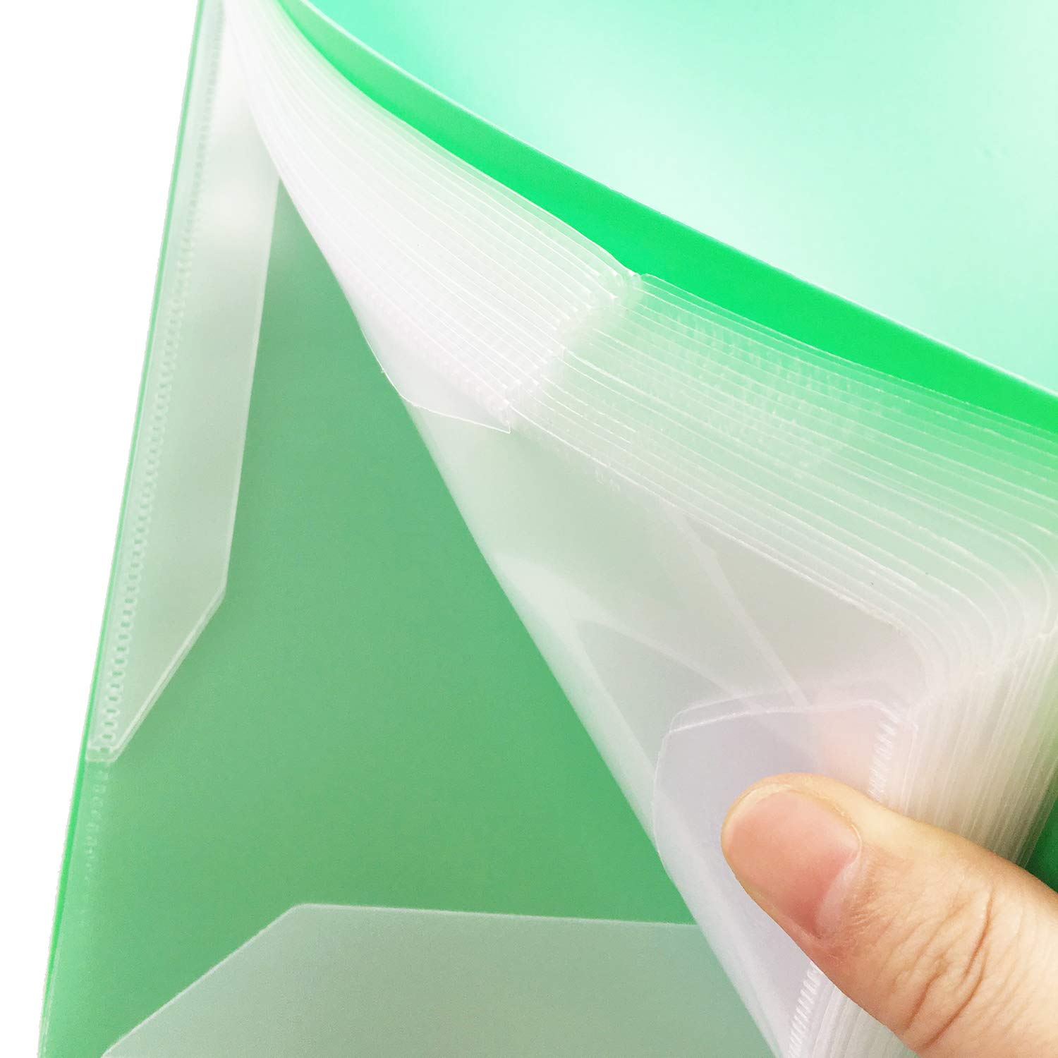 Bravodeal A4 Green Spiral-Bound Sheet Music Folder, 20 Sleeves, 40 Pages