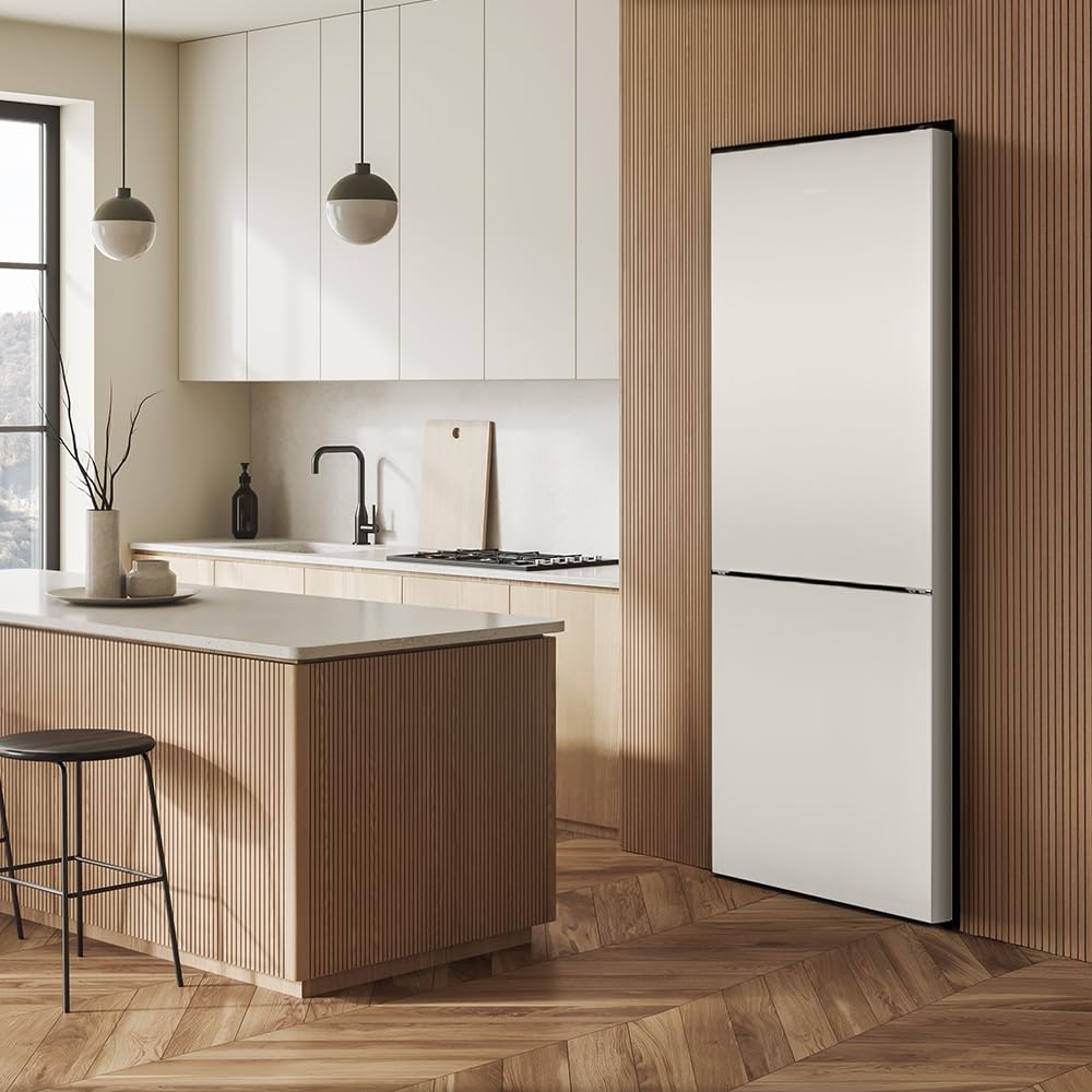 Cecotec Frigorífico Combi Total No Frost de 356L Bolero CoolMarket Combi 356i White E. 200cm de Alto, 59,5 cm de Ancho, Clase E, Tecnología Multi Airflow, FreshnessFlex y HumidityFlex HUB, Blanco