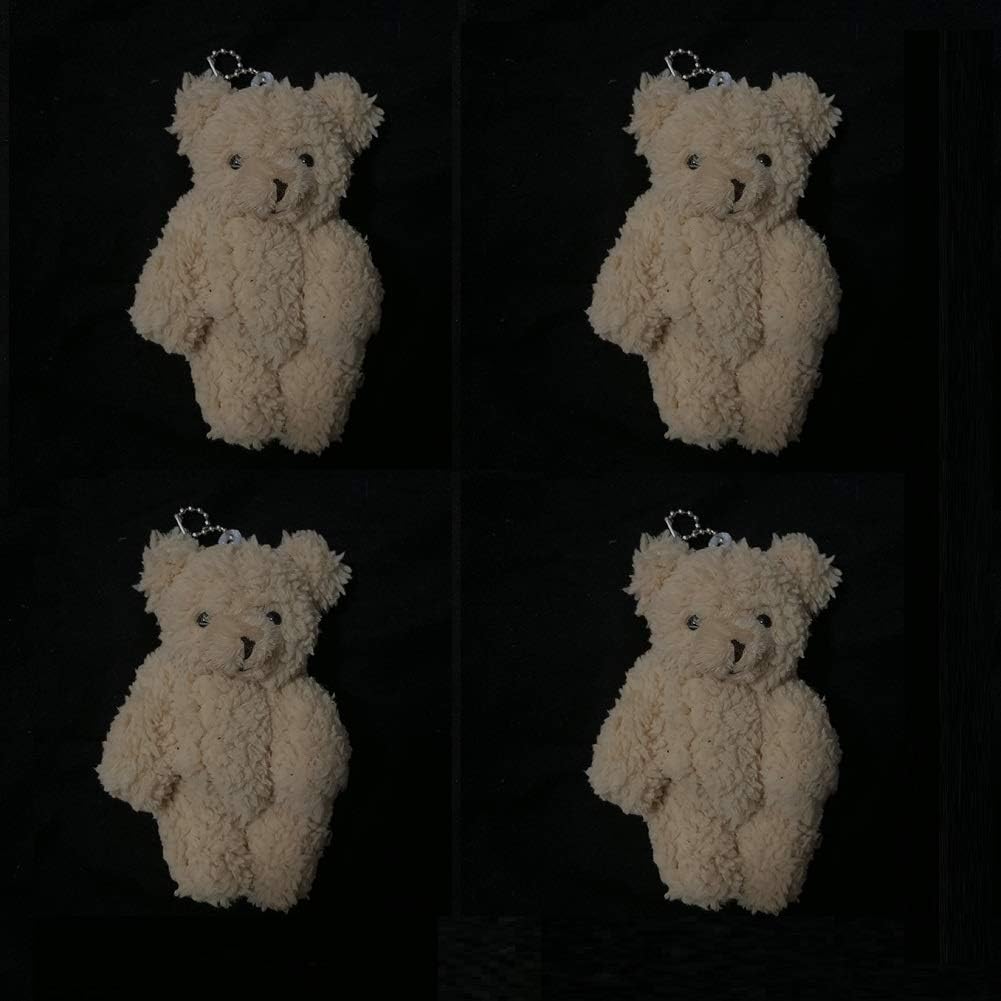 CheeseandU 12Pack Teddy Bear Stuffed Animal, Plush Teddy Bear Stuffed Animal Bulk Toys Cute Small Teddy Bear Plush Toys, Little Stuffed Bear for Kids on Centerpiece Baby Shower, 4.3 Inches, Brown