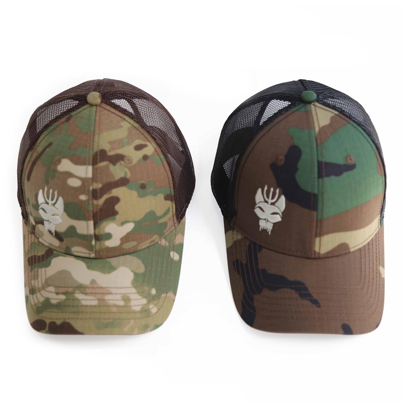 2 Cappellini da Baseball in Cotone tattico con Toppa Blackbeard | Cappellino unisex,cappellino con toppa sulla fronte,cappellino da camionista,Edward Teach,mimetico,corsa,pesca,caccia
