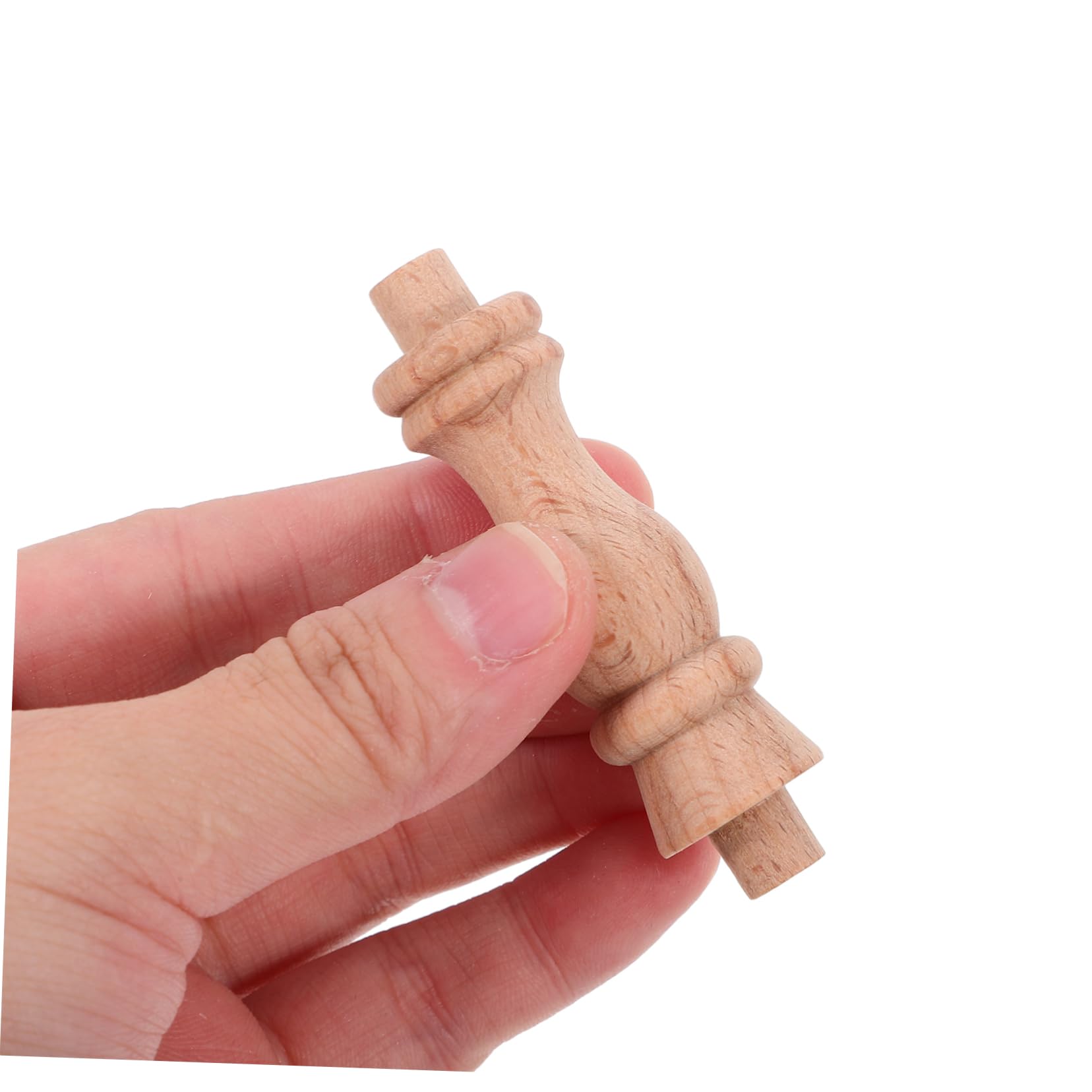 Lurrose 10piezas Balaustradas De Madera Para Escaleras Husillos De Tallado Para Decoración y Reparación