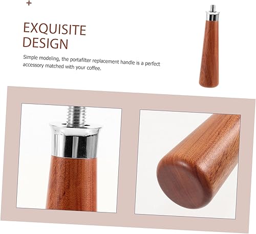 Miniatura 7 de Mango de repuesto para portafiltro de café, accesorio para máquinas de café expreso, agarre cómodo para un fácil uso, ajuste para varias marcas