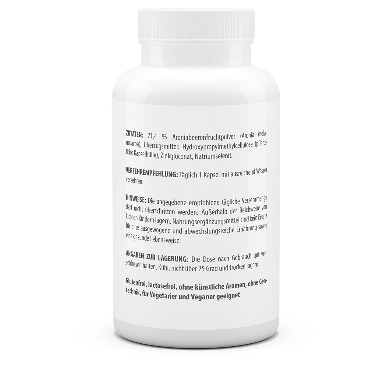 3er Pack Vita World Aronia 500mg 360 Kapseln Apotheker-Herstellung
