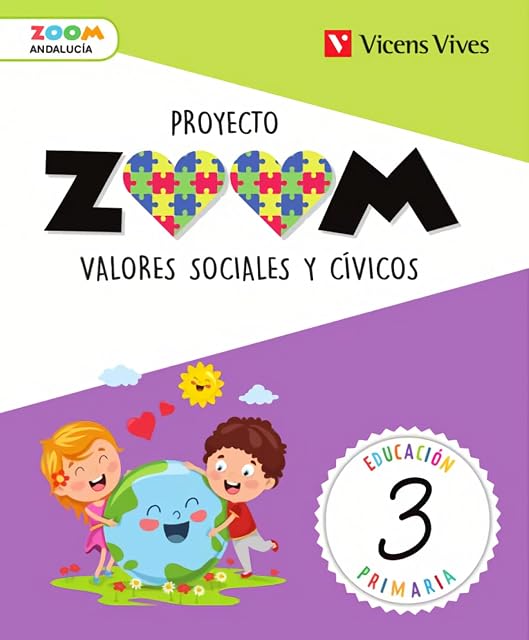 Portada de Valores Sociales y Cívicos 3º Educacion Primaria Andalucía