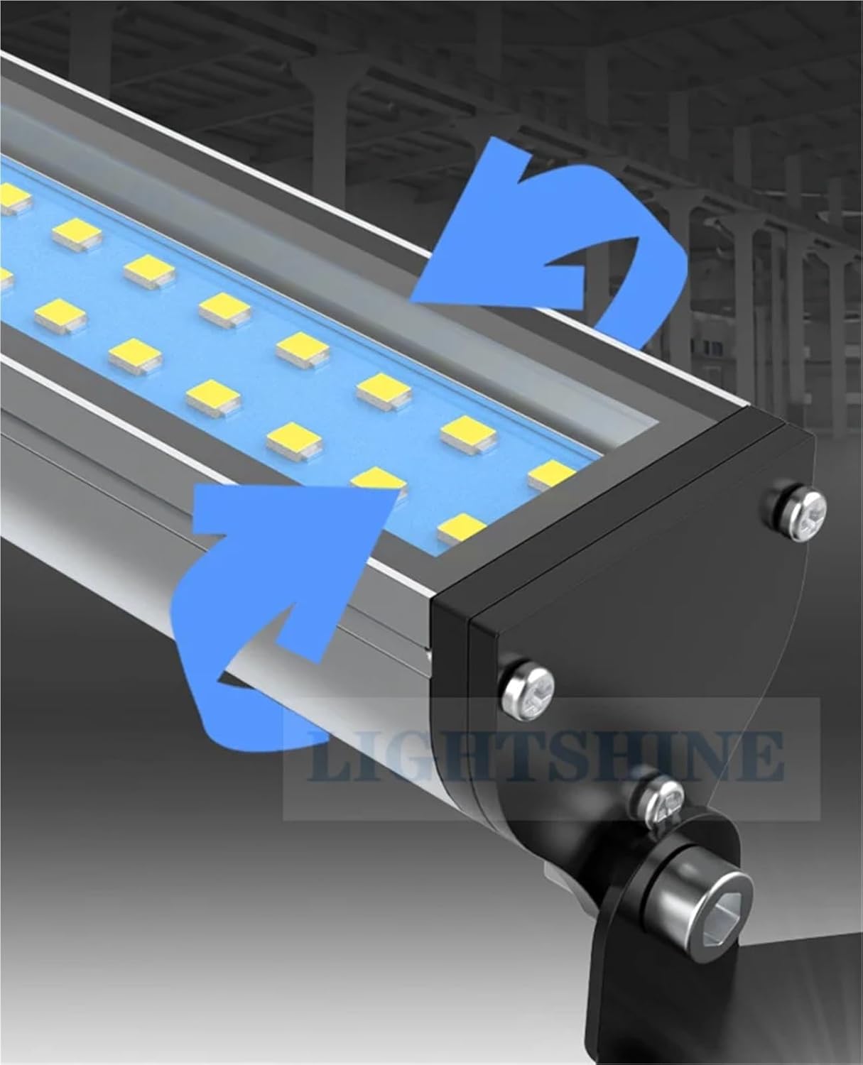 CNC Machine Tool Special Working lamp Waterproof Explosion-Proof Three-Proof lamp 220V(20W 670mm 24v)