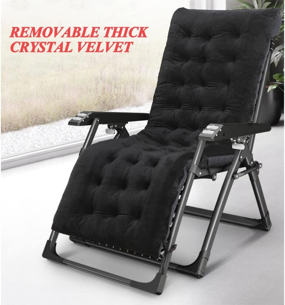 Zero Gravity Recliner Chair, Beach Chairs for Adults, Adjustable Lawn Chair Reclining Patio Lounge Chair with Pillow and Removable Cushion Folding Sun Tanning Chair for Garden Camping
