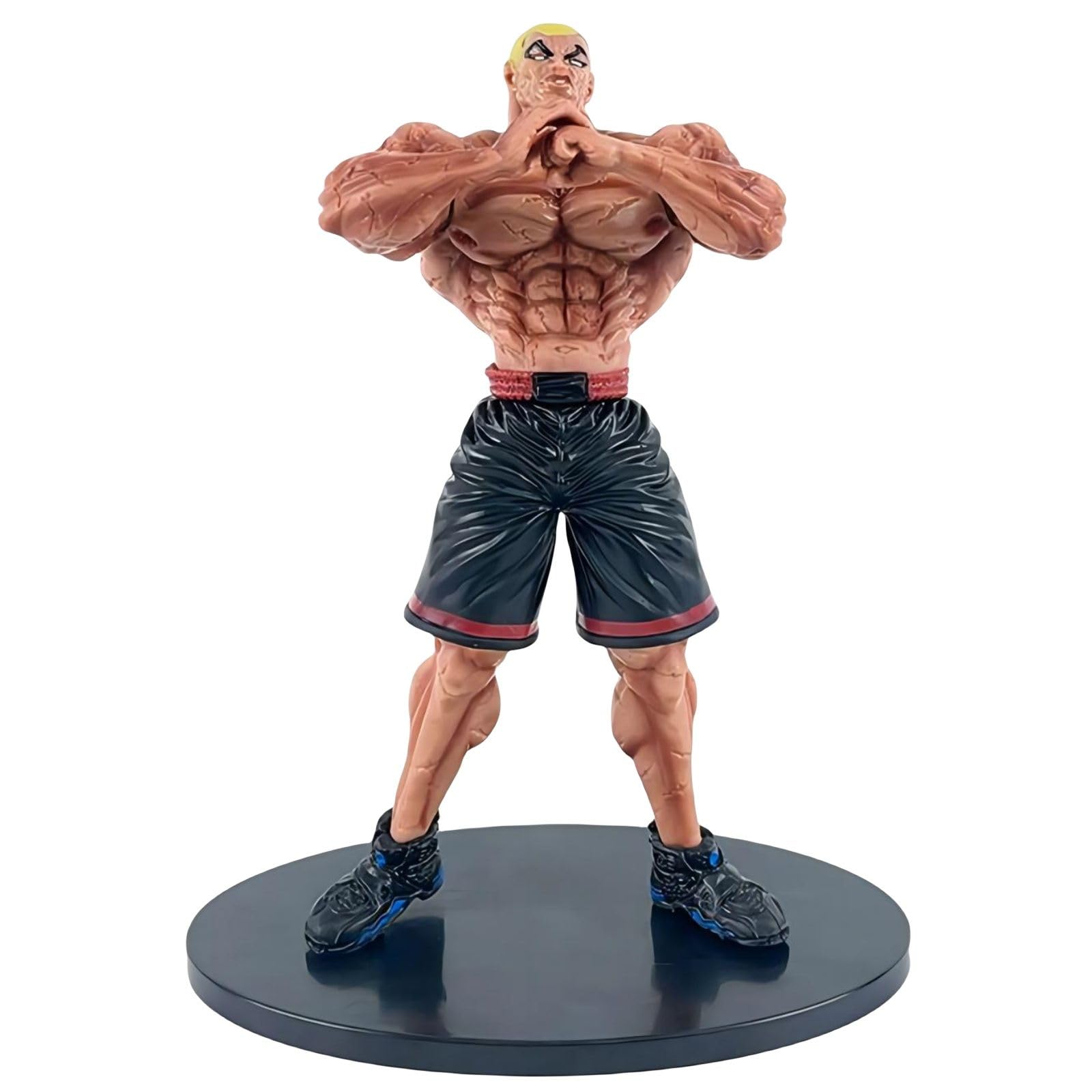 Figurine Hanma Baki Et Hanma Yujiro 17 Cm - Accessoires Mobiles Et Interchangeables - PVC Décoratif Pour Bureau - Cadeau Fan Anime IQITOYS