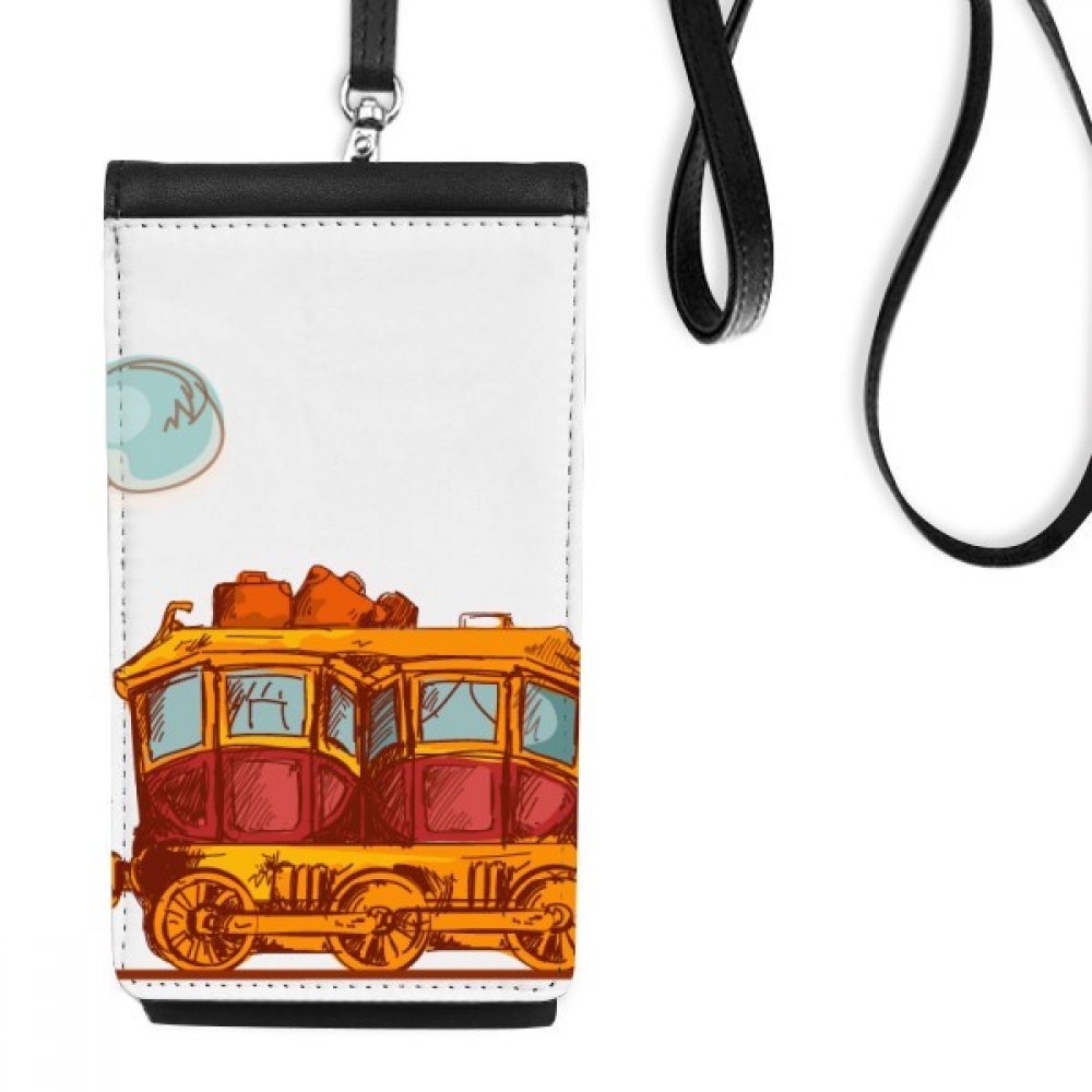 Sacoche téléphone cartoon train pour sorties citadines - 4