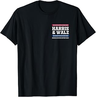 Harris Walz Election 2024 USA Rally America Party Americans T-Shirt