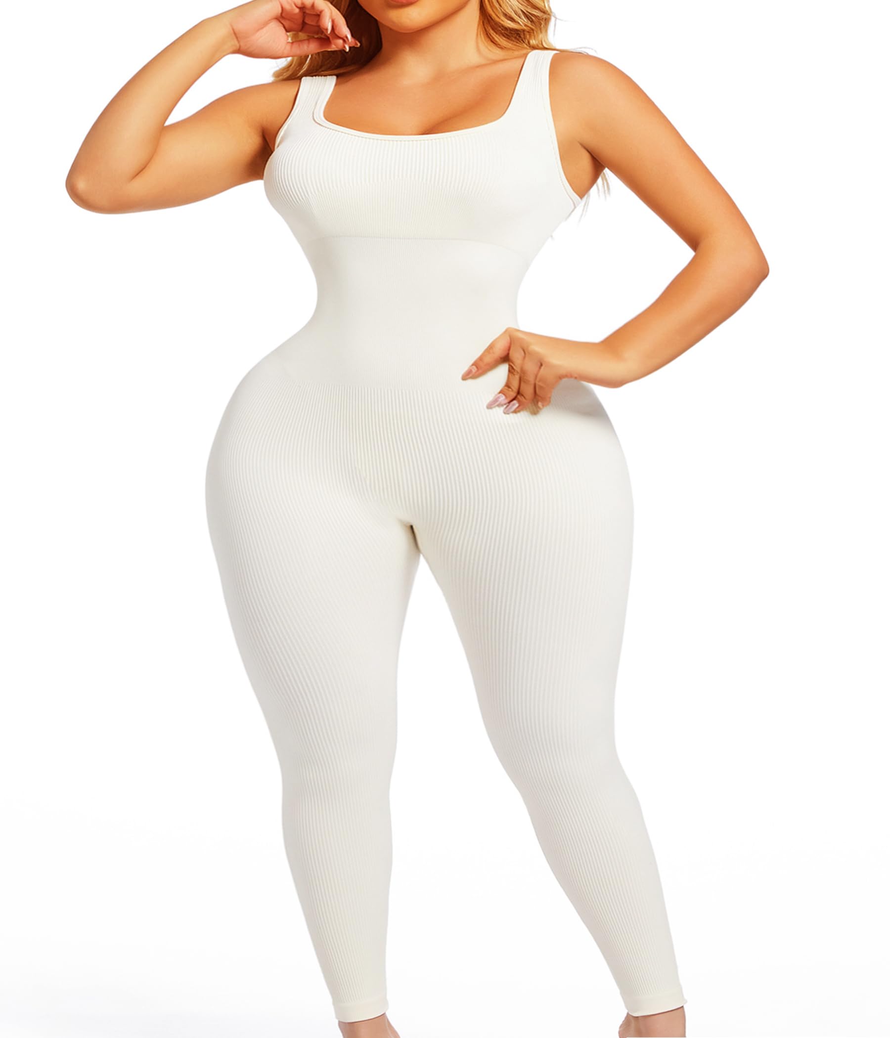 SliotWorkout Jumpsuits for Women Tummy Control Yoga Jumpsuits for Women Athletic Jumpsuits for Women Workout One Piece