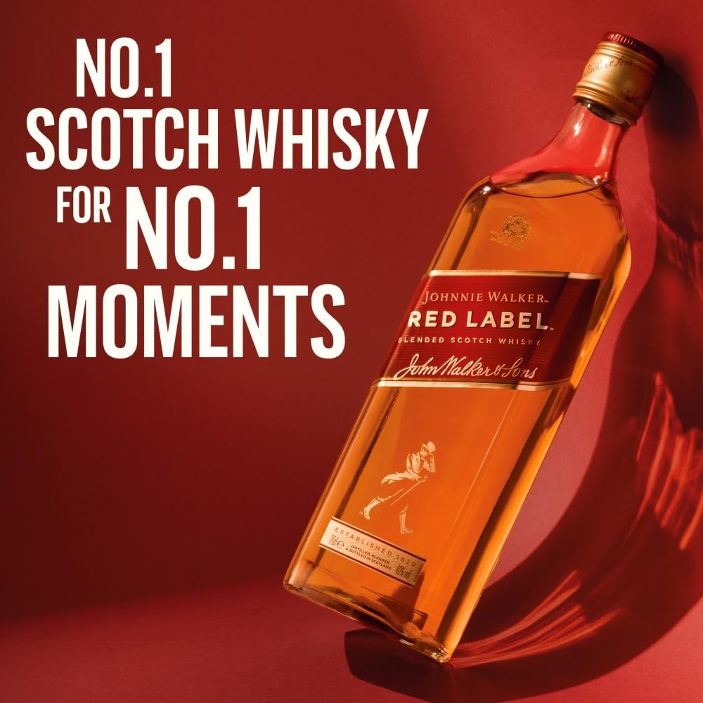 Johnnie Walker Red Label | Blended Scotch Whisky | 40% vol | 1L