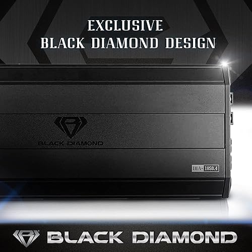 Miniatura 2 de Black Diamond DIA-1850.4 Amplificador de audio para automóvil - 4 canales, rango completo, clase Ab, 1850 vatios