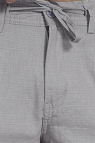 Image of DIVISIVE Men's Relaxed Fit Front Pleated Cotton Linen Blend Trousers