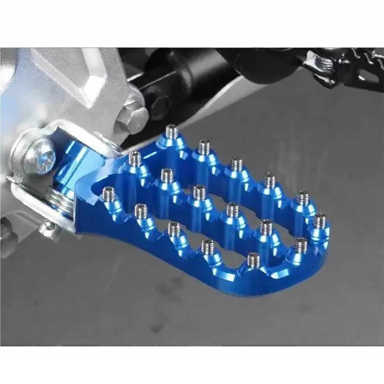 Parte della motocicletta Pedali Pedana Per Yamaha Tenere 700 Per Rally Edition 2020-2024 2023 2022 2021 Poggiapiedi Pilota Ricambi Accessori Pedane Motore(Blue)