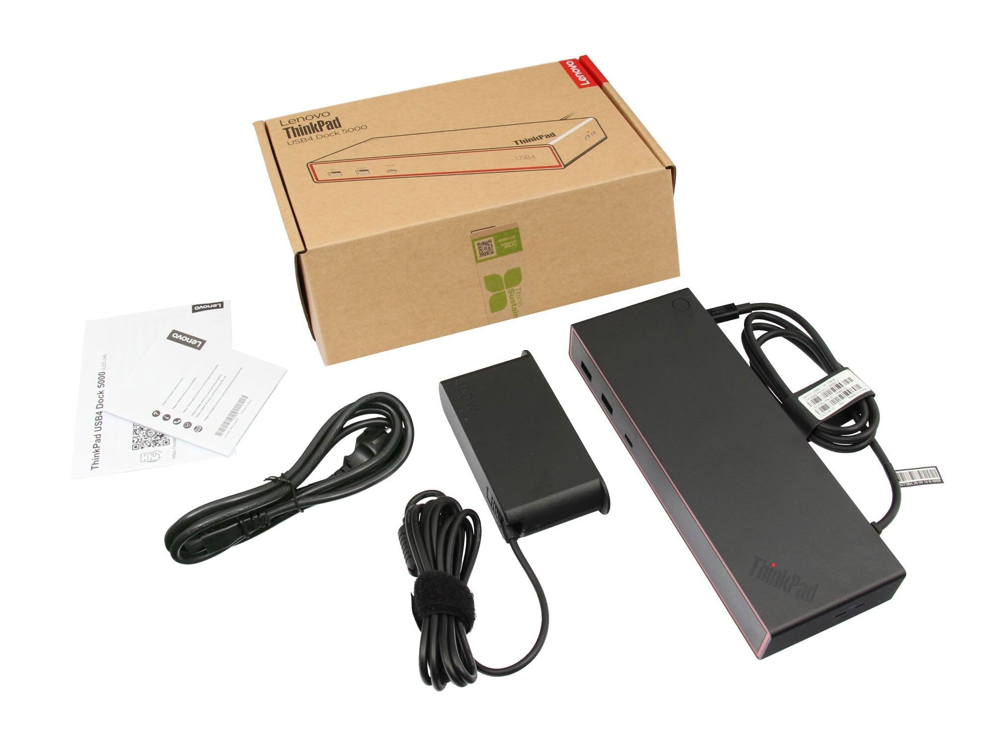 40BF0100EU Lenovo ThinkPad USB4 Dock 5000 USB-C 4 réplicateur de Port