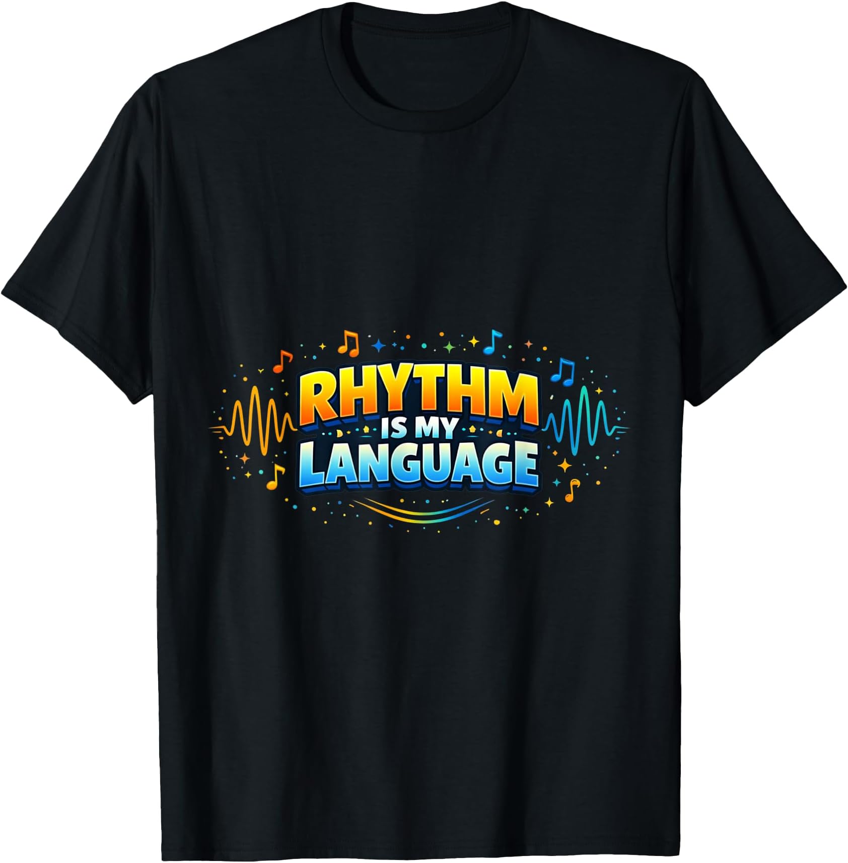 Rhythm Lover Music Beat Lifestyle Creative Design T-Shirt
