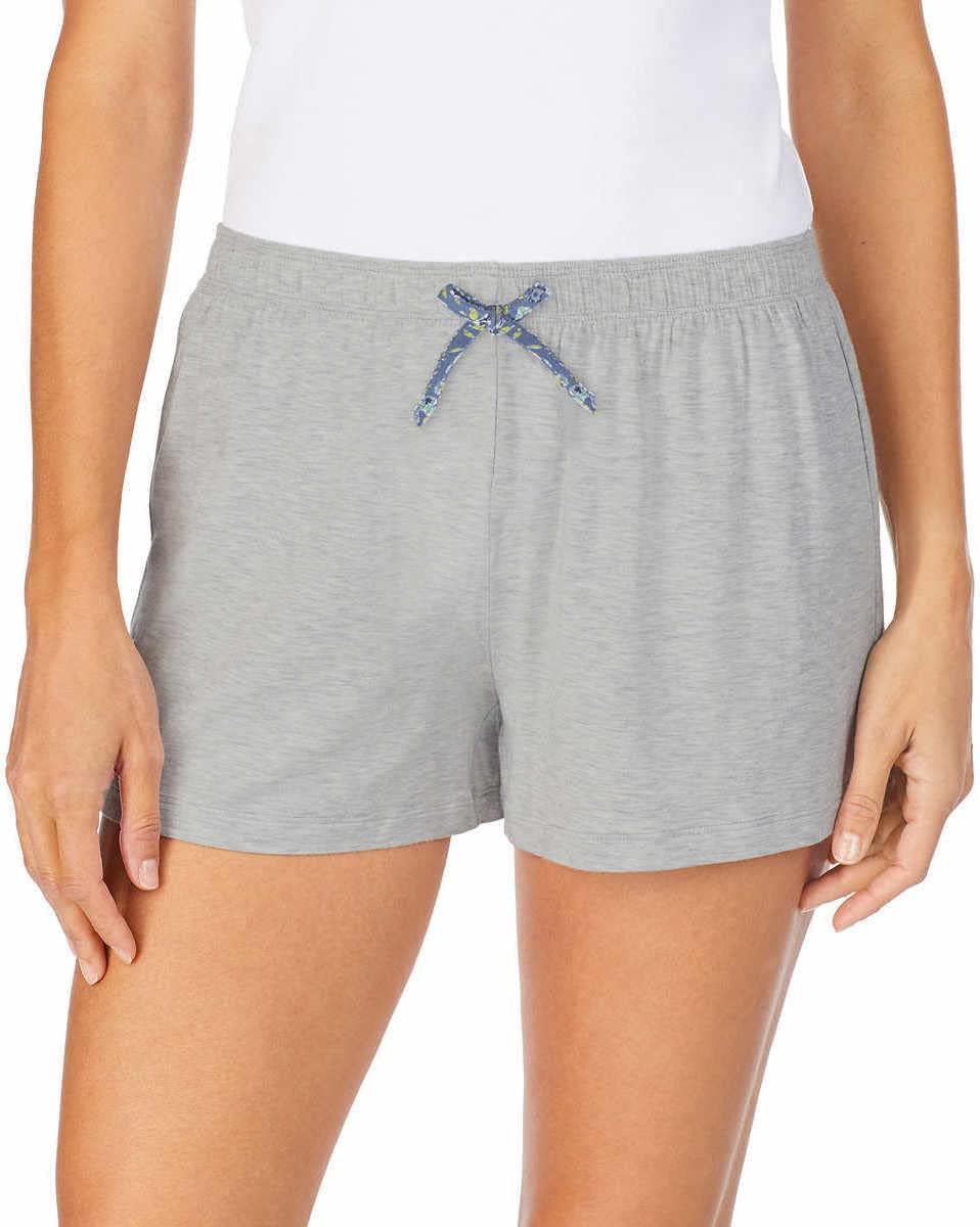 Jane & Bleecker Womens 3 Pack Sleep Short (Ditsy Blue, Medium)