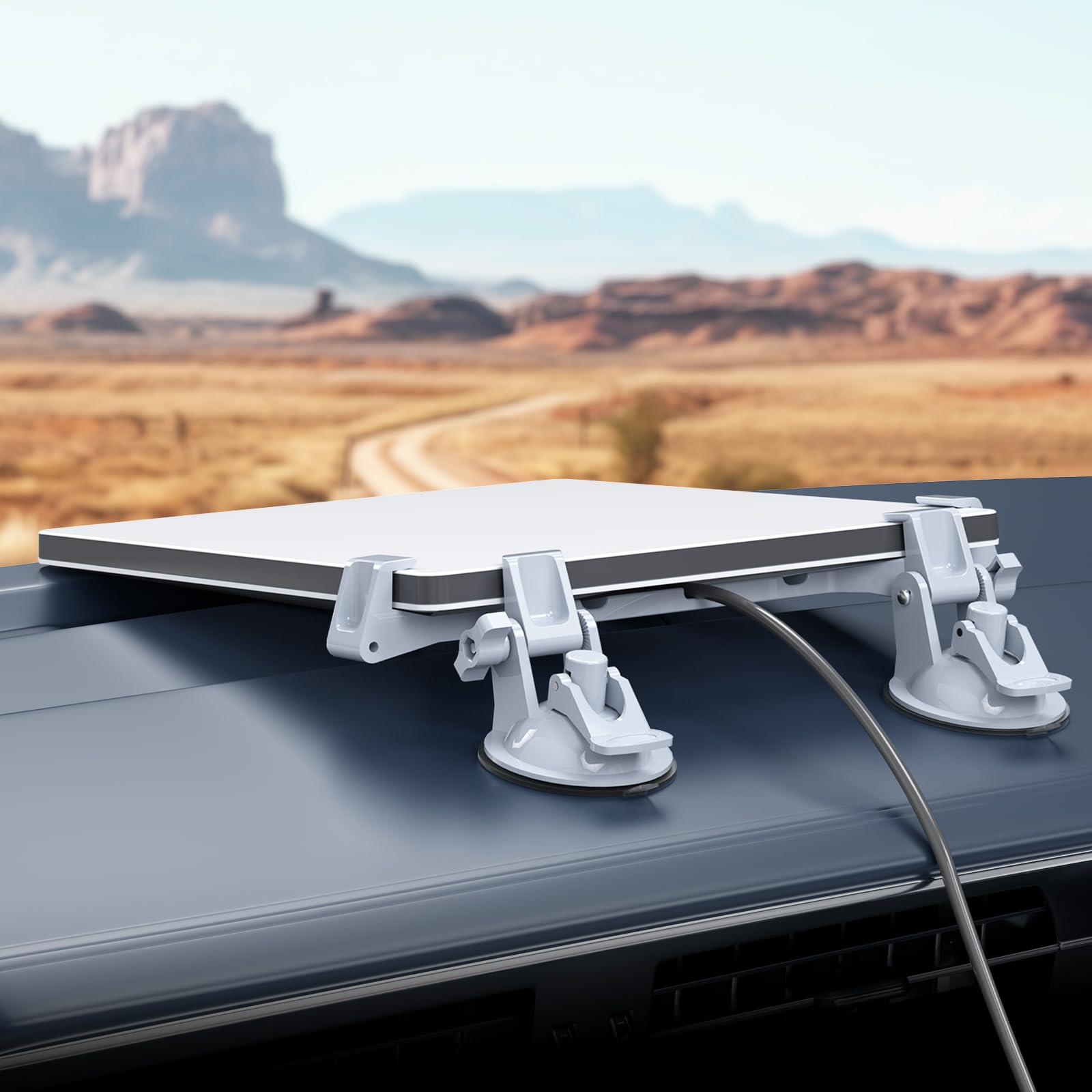 solar panel mounting car windshield dashboard roof RV