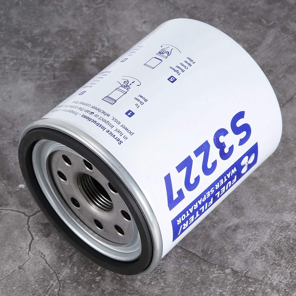 Filtre à Carburant / Séparateur D'Eau KIMISS S3227 - Pour Moteurs Hors-Bord Et Yachts, Élimine 99% Eau Et Sédiments