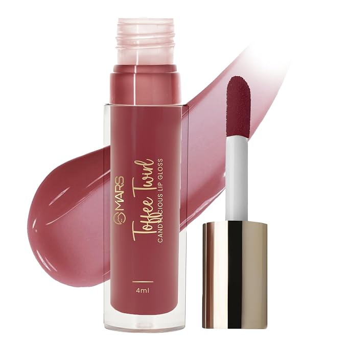 MARS Candylicious Sheer Lip Gloss for Women | Hydrating & High Shine | Lightweight | Non-Sticky | Enriched with Vitamin-E, Hyaluronic Acid & Avocado Ester (4.0ml) (11-TOFFEE TWIRL) Visit the MARS Store 4.2 4.2 out of 5 stars   (2,750) |