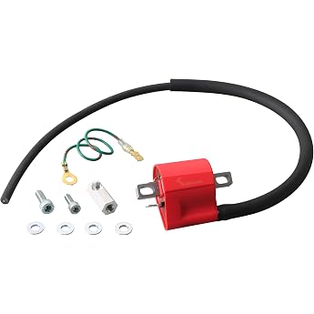 Kitaco 754-9011120 Full Ignition Coil Kit for CDI Ignition Vehicles Red Monkey/Gorilla, Monkey Baja, Ape 50, XR50 Motard etc