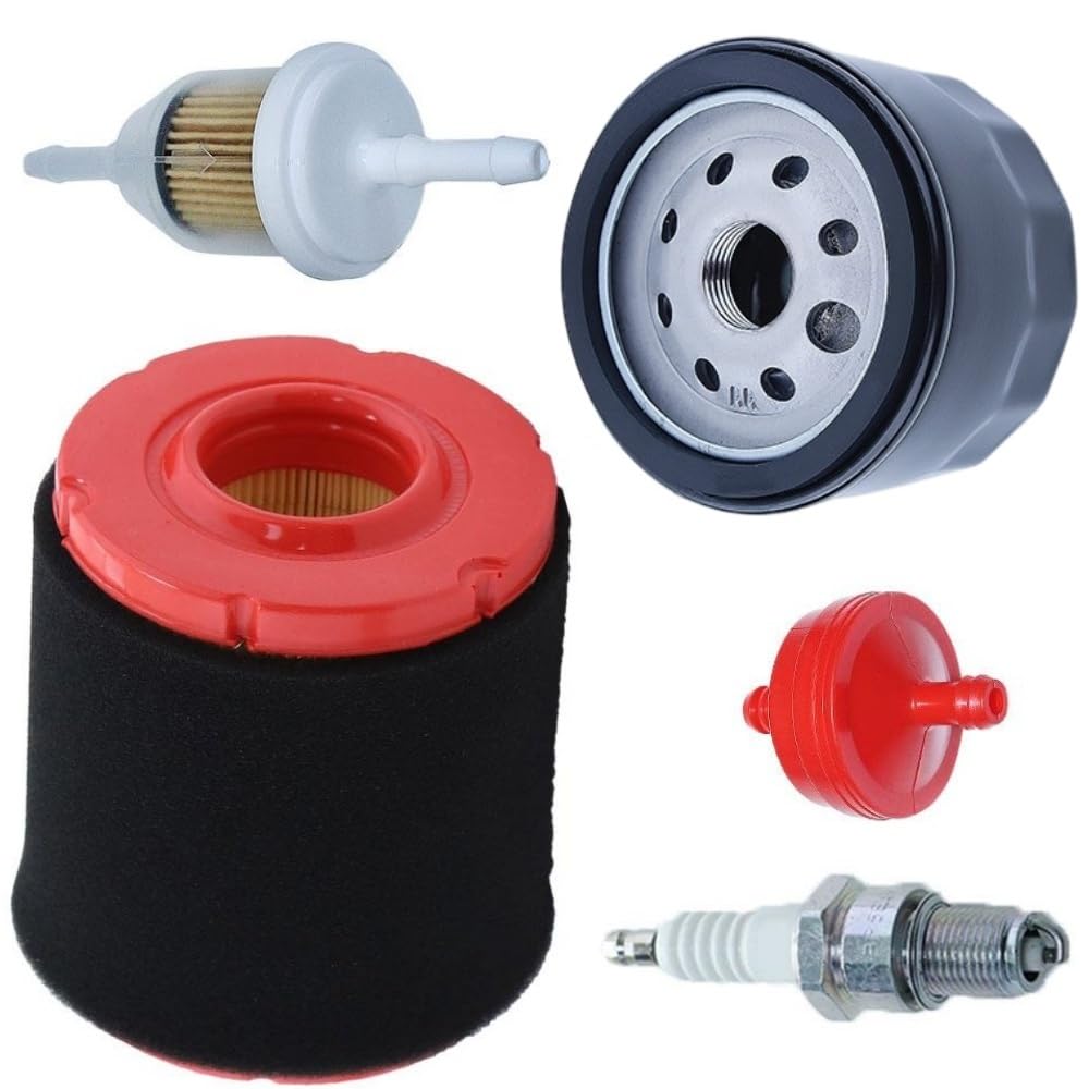 Filtro de aire 937-05066 y filtro de aceite 951-12690, compatible con tractor cortacésped XT1-LT42 XT1-LT46 de 547 cc con válvulas en cabeza (OHV) 737-05066.