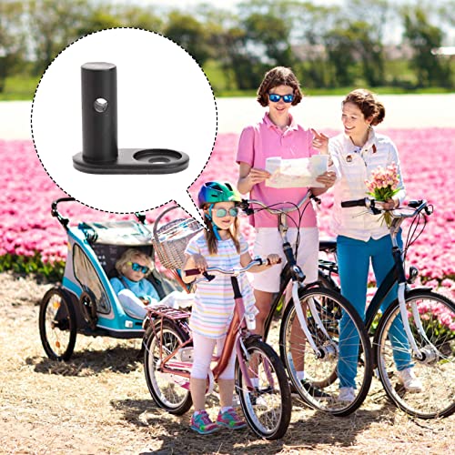 Mikikit Infant Bike Trailer Elbow Steel Hitch, Baby Sundries Traction Head Trailer Steel Hitch Bike Trailer Coupler Attachment Steel Hitch Coupler Attachment Angled Elbow Trailer Hitch #TOP7