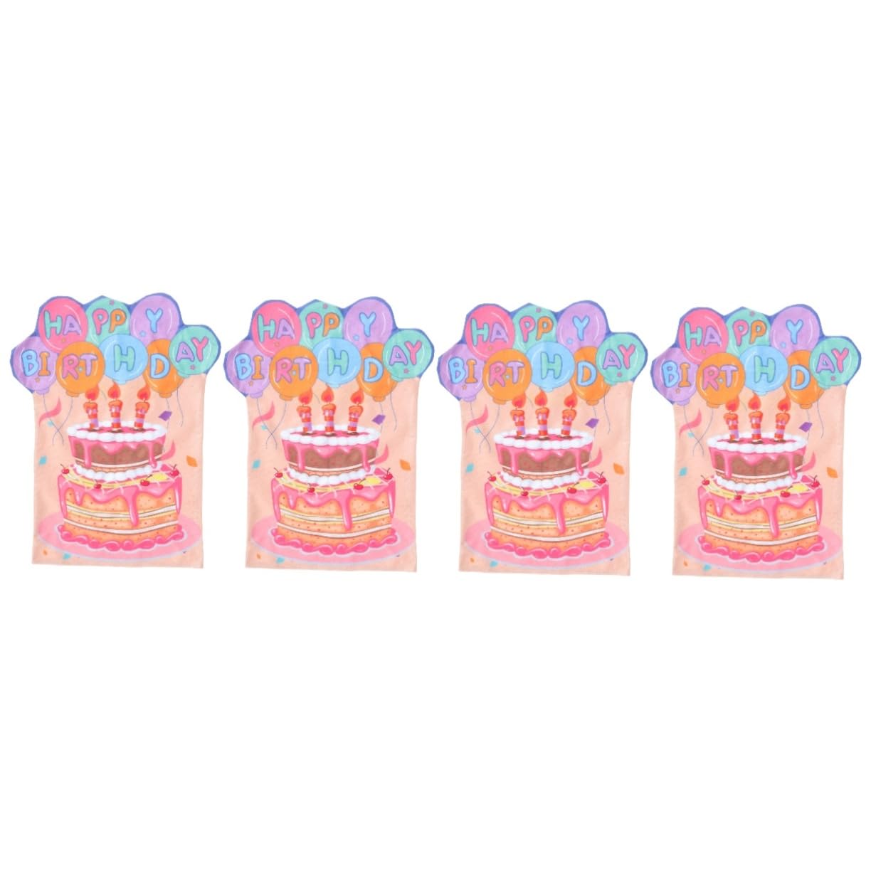 Chaise de fête anniversaire décoration : lot de 4 housses