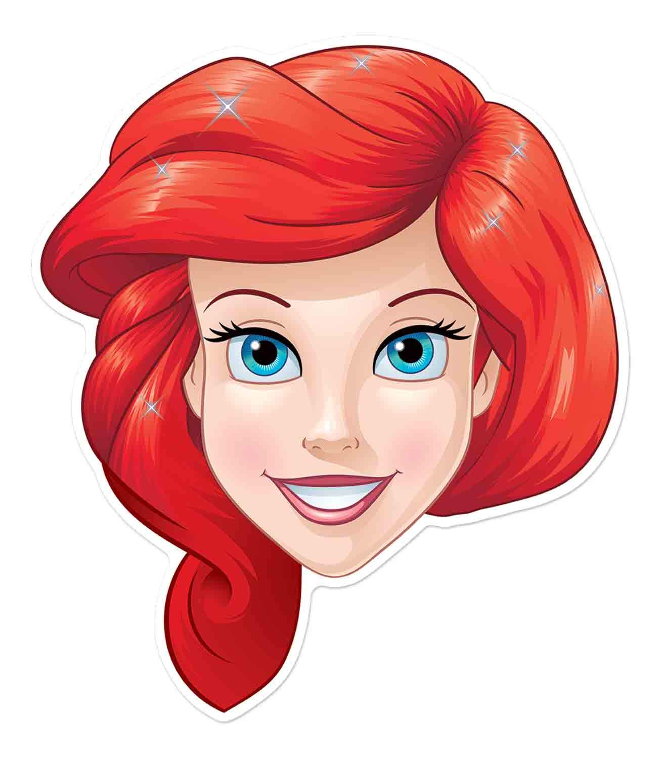 STAR CUTOUTS SM326 Ariel Fun Face Mask Child Size, Multicolour — image 1