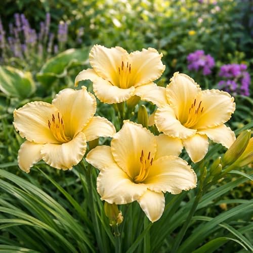 3 Flora's Fancy Daylily Plants Live Bare Root Fans, Low