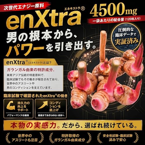 【飲む！男の鍛錬道場】俺のギンギラ物語 30代～60代専用の活力サポート 特許原料エネキストラ4500mg 熊本産ムクナ8400mg 特選15種の動植物原料9000mg すっぽん マムシ 栄養機能食品 国内GMP 120粒30日分 - 画像4