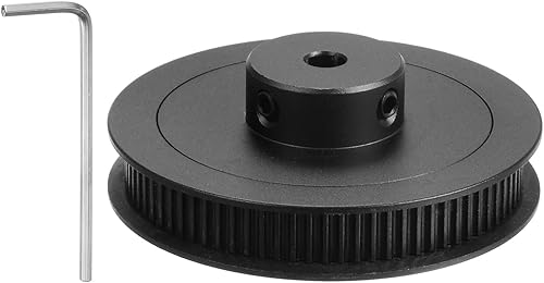 2GT Polea de distribución de 80 dientes, diámetro de 0.197 in, 2.165 in de diámetro. Polea de correa de distribución de aluminio con llave hexagonal