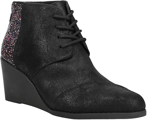 Miniatura 2 de TOMS Womens Hyde Round Toe Casual Boots Ankle Mid Heel 2-3" - Black