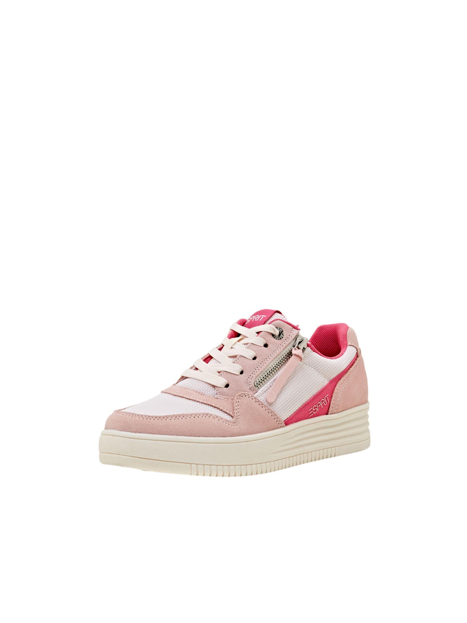 ESPRIT Women's Lace-up Sneaker, 660 Pink Fuchsia, 6.5 UK