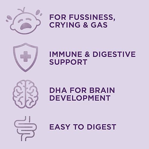 Miniatura 8 de Marca Tienda  Mama Bear Gentle Baby Formula en polvo a base de leche con hierro, nutrición completa, fácil de digerir, 21.5 onzas