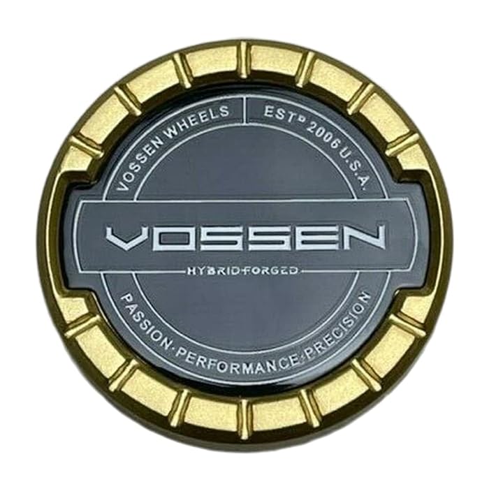 Buy Vossen Hybrid Gold Snap in Wheel Center Cap VOS3 fits HF