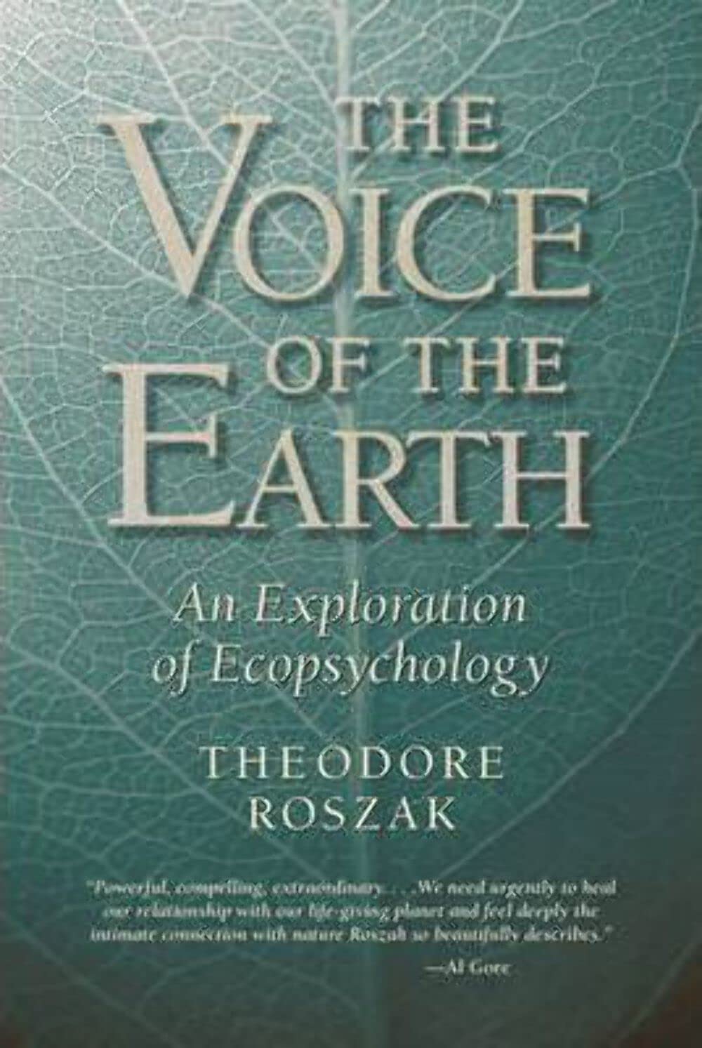 洋書 The New Environmental Consciousness Voice of the Earth: An Exploration of Ecopsychology | Amazon.com.br