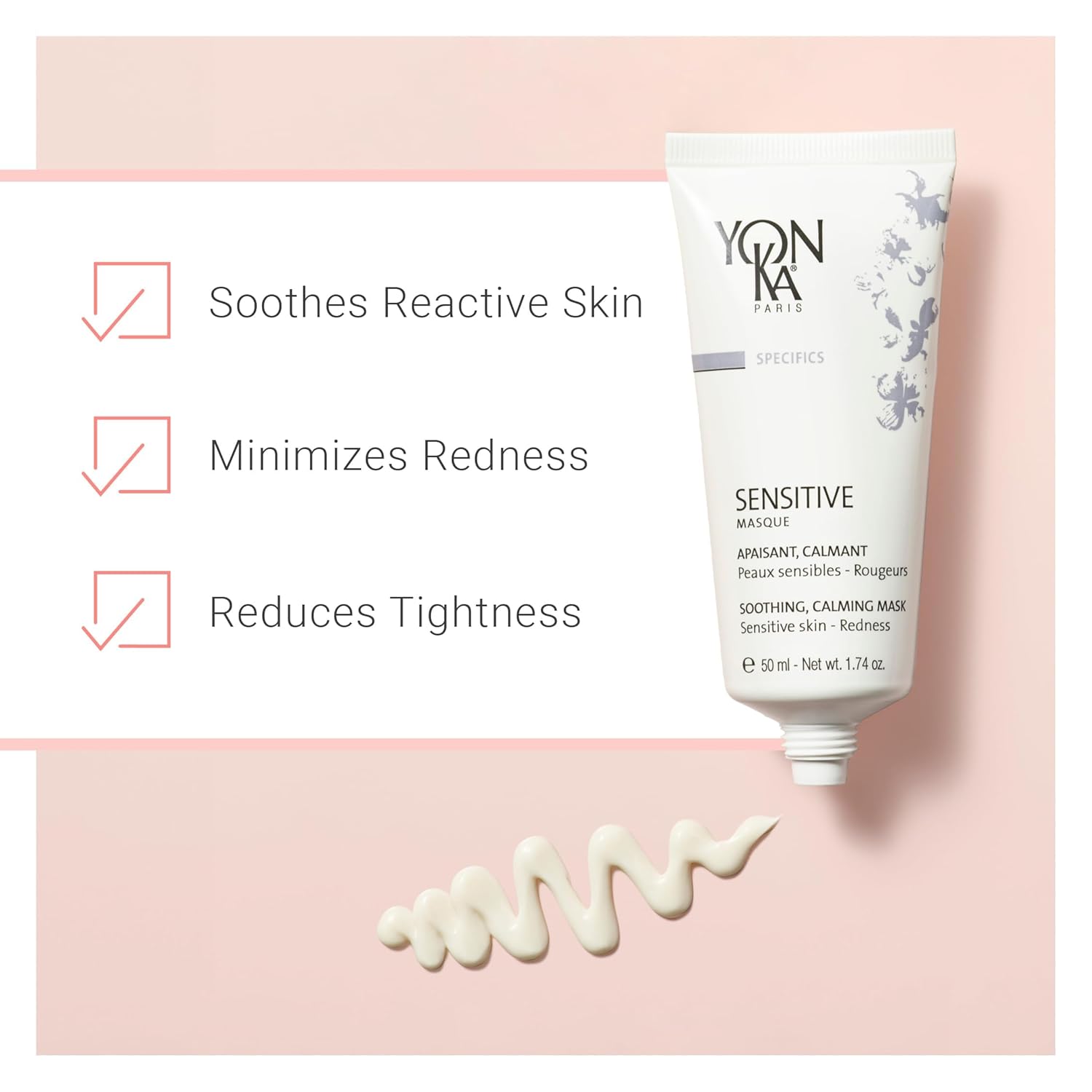 Yonka Sensitive Masque | Calming and Soothing Masque for Sensitive Skin | Restore and Heal | For All Skin Types | 1.74 oz - Image 4