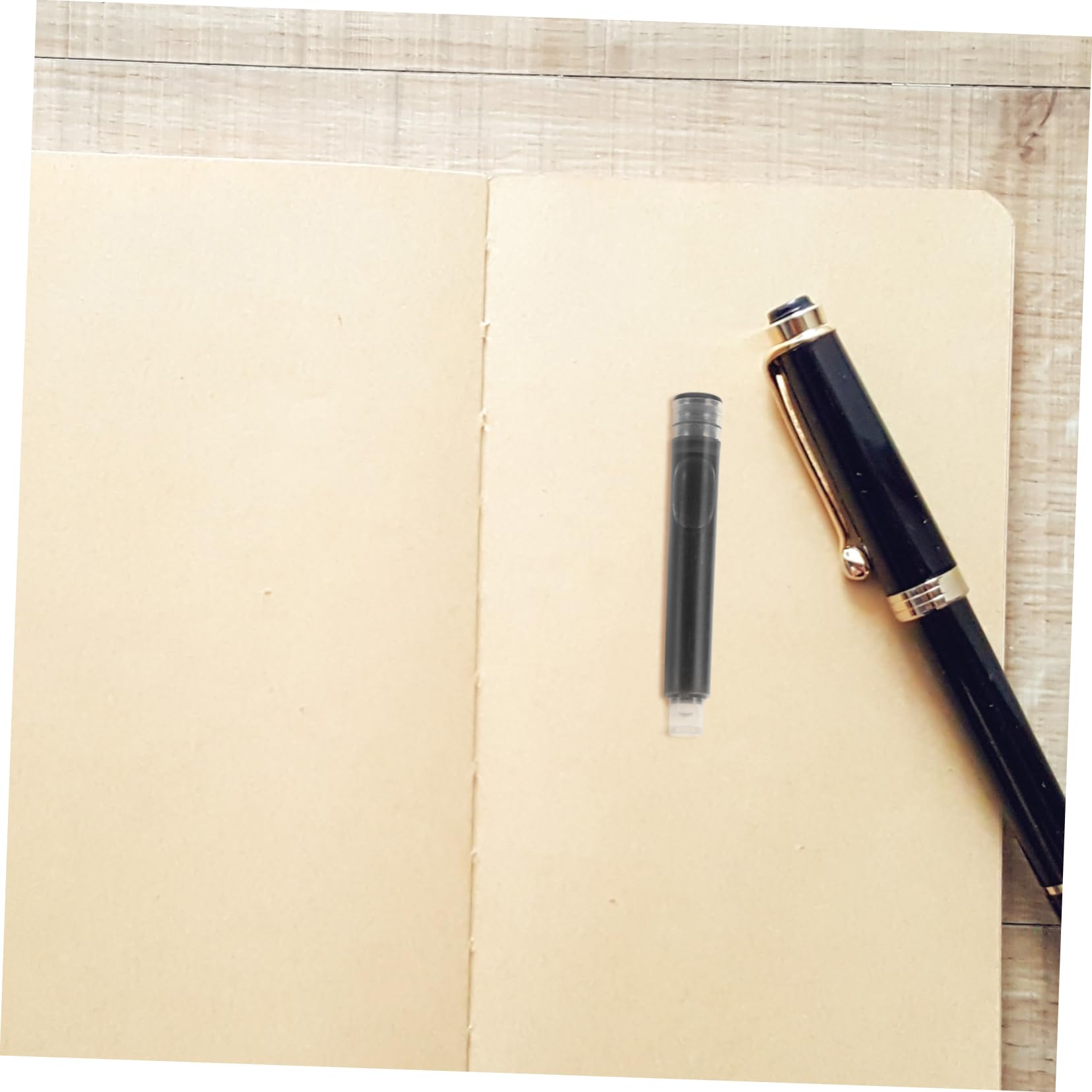 Uonlytech 5 Ensembles Stylo Étudiant Stylo Effaçable Stylo Plume Recharges De Stylo Stylo À Encre Effaçable Grand Stylo Noir Stylo Plume Encre Pour Stylo Plume 100 pièces * 5