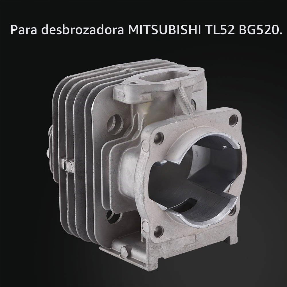 Akozon Juego de cilindros Juego de pistones Juego de anillos para TL52 BG520 Desbrozadora Eng 44MM