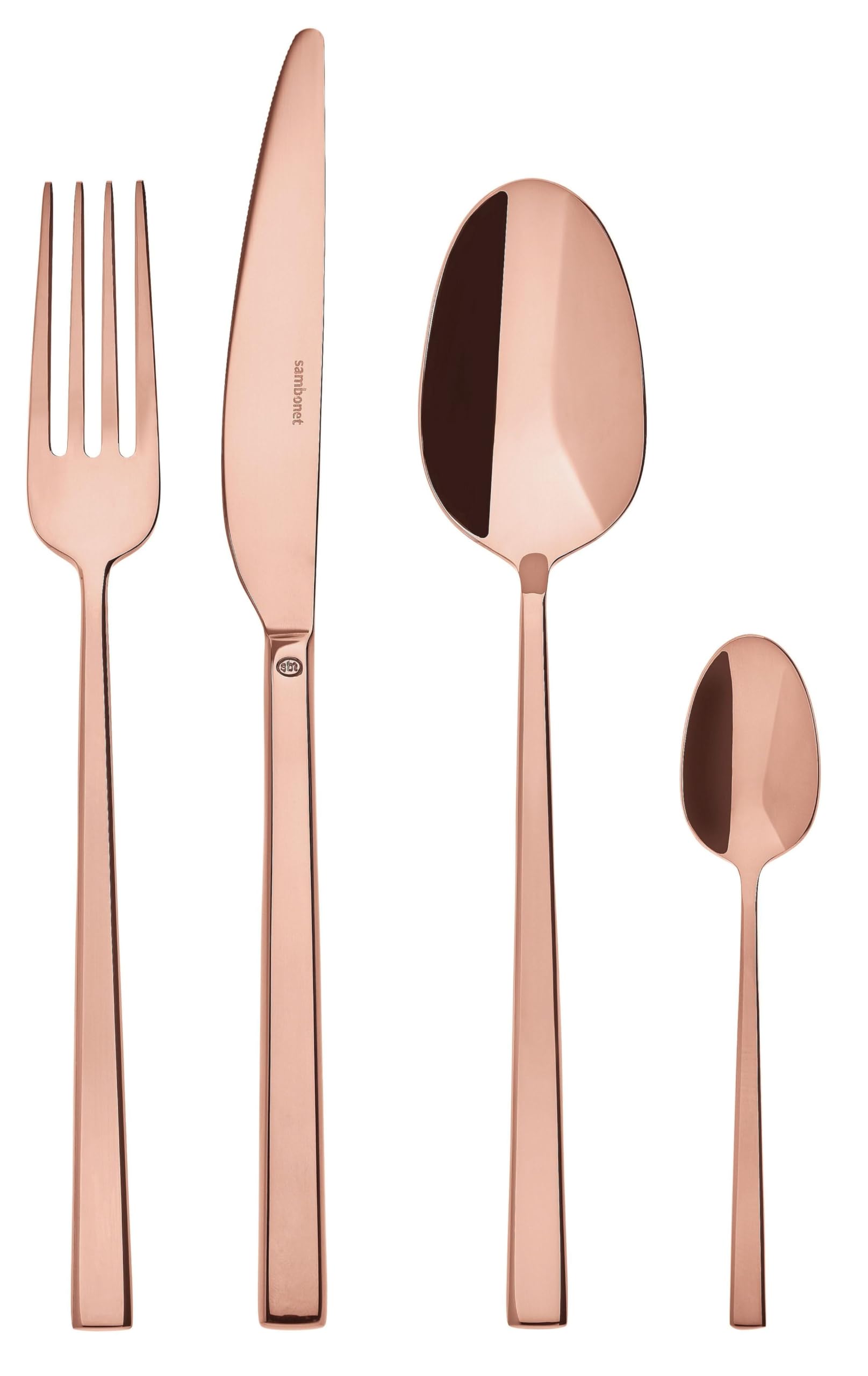 Sambonet Rock Cutlery 24 Stück Kupfer Marke Sambonet