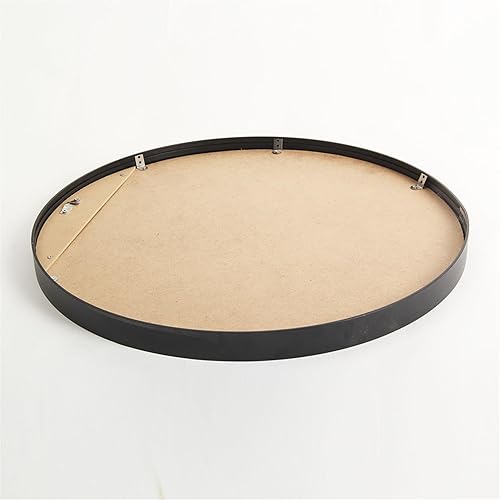 Miniatura 6 de Espejo redondo de pared de 28" espejo de baño maquillaje espejo de tocador - negro