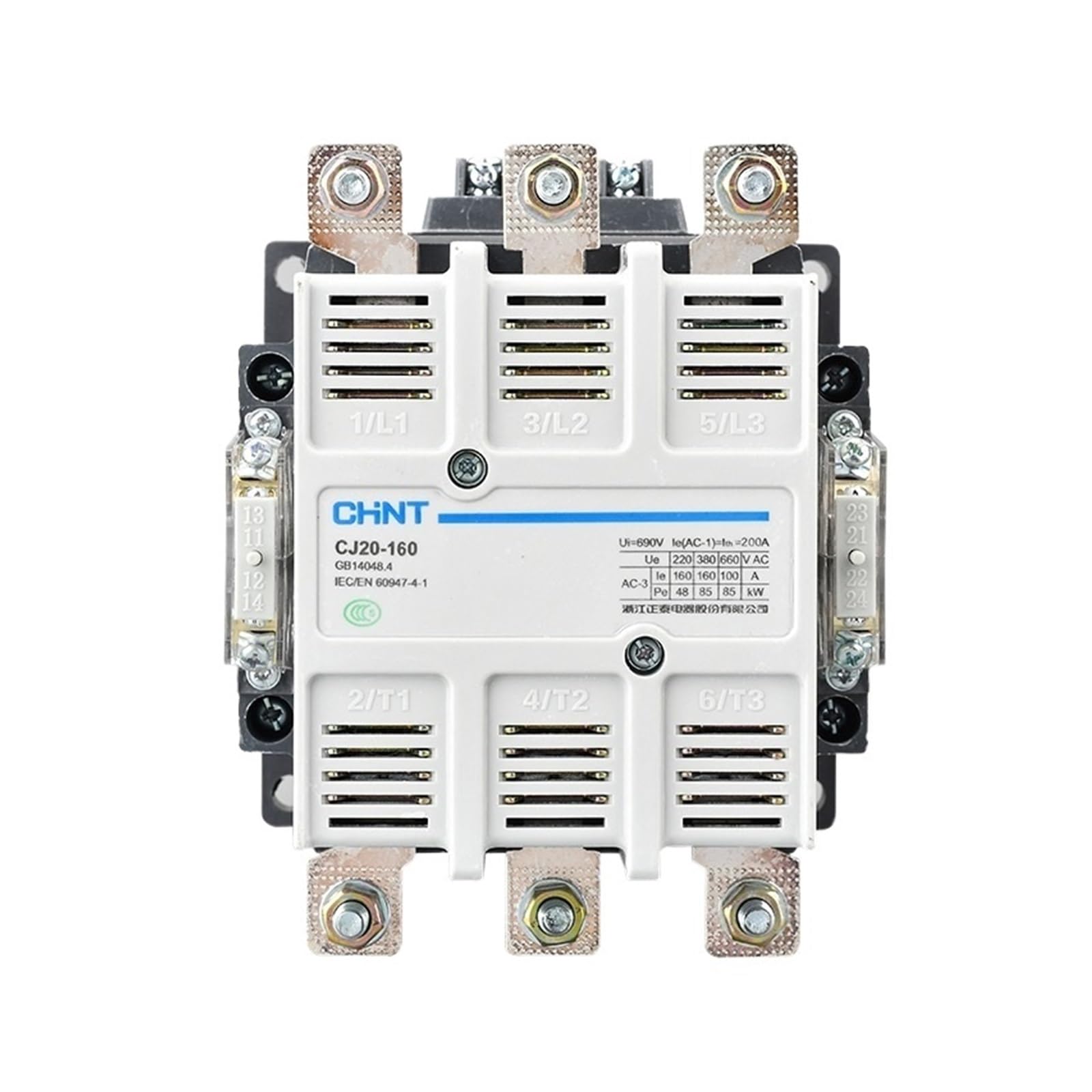 Contacteur triphasé CJ20-160A 220V 380V interrupteur moteur triphasé