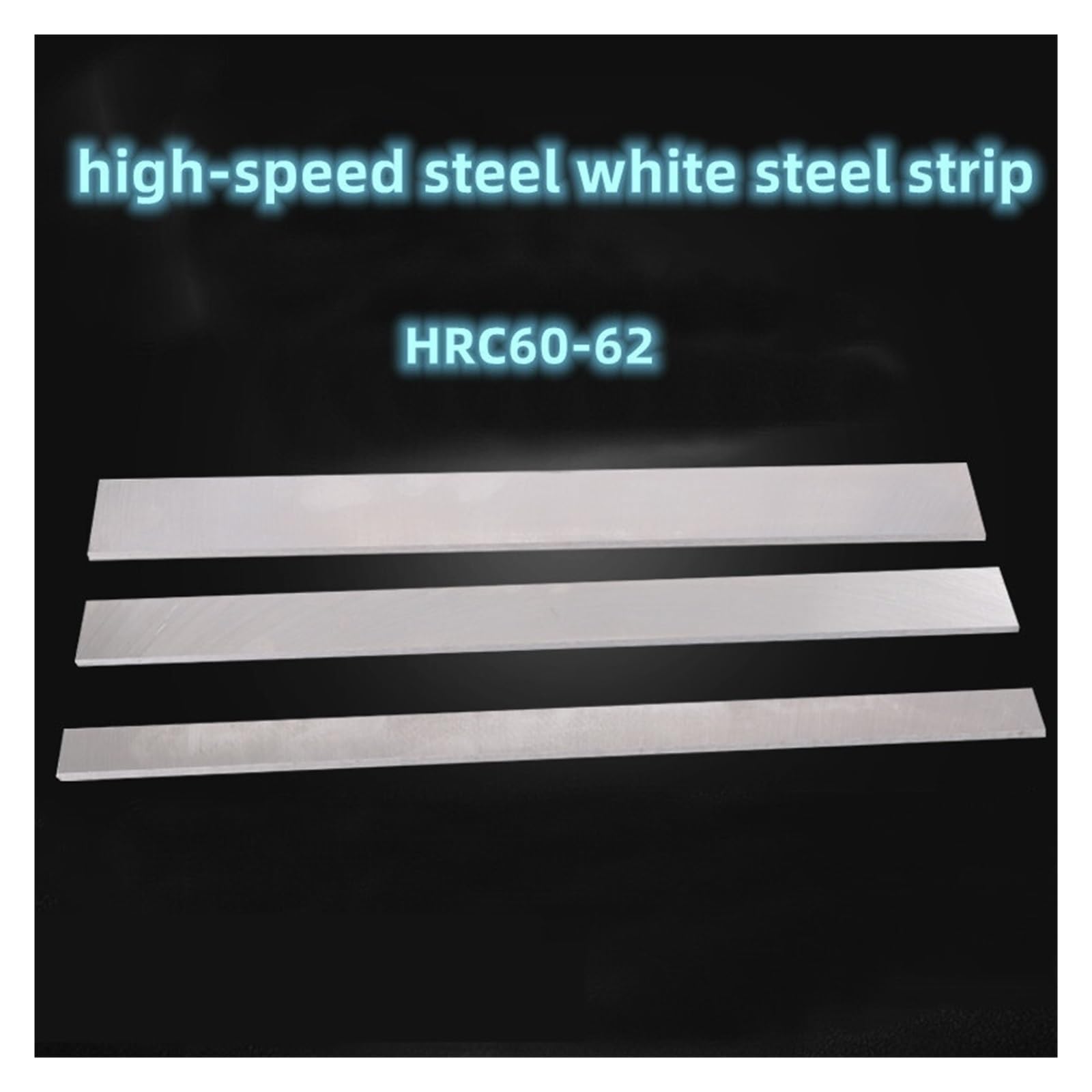 Cuchillo de acero blanco HSS, hoja de acero rápido, grosor 2, 3, 4 mm x 20 – 60 mm, longitud 300 mm, HSS, cuchillos/barras blancas, inserta herramientas de mecanizado de torno CNC(3 x 20 x 300 mm)