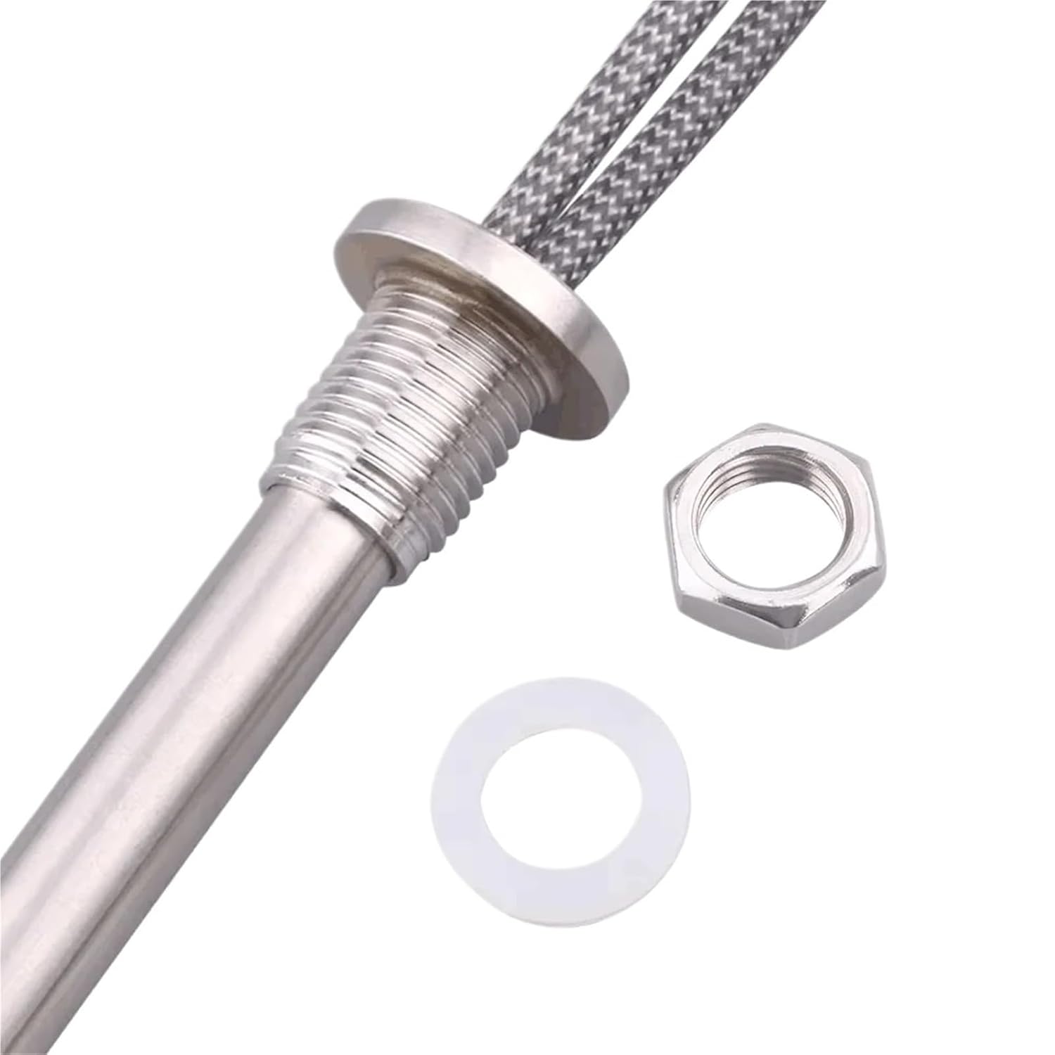 1pcs 12V/24V Cartridge Heater M14 Thread Heating Rod SUS304 Electric Tubular Water Heater 50W/100W/200W(12V 100W)