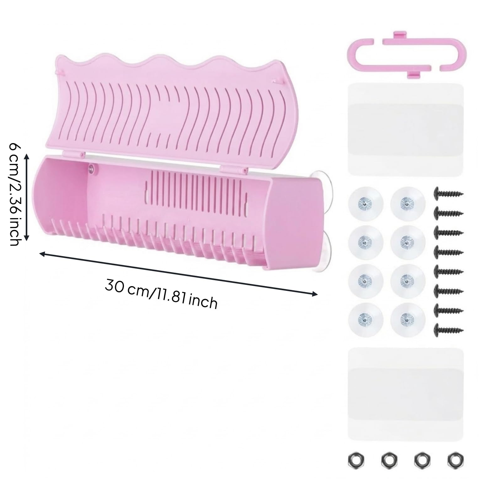 para Pelucas con Pinza, Rosado, color to 1