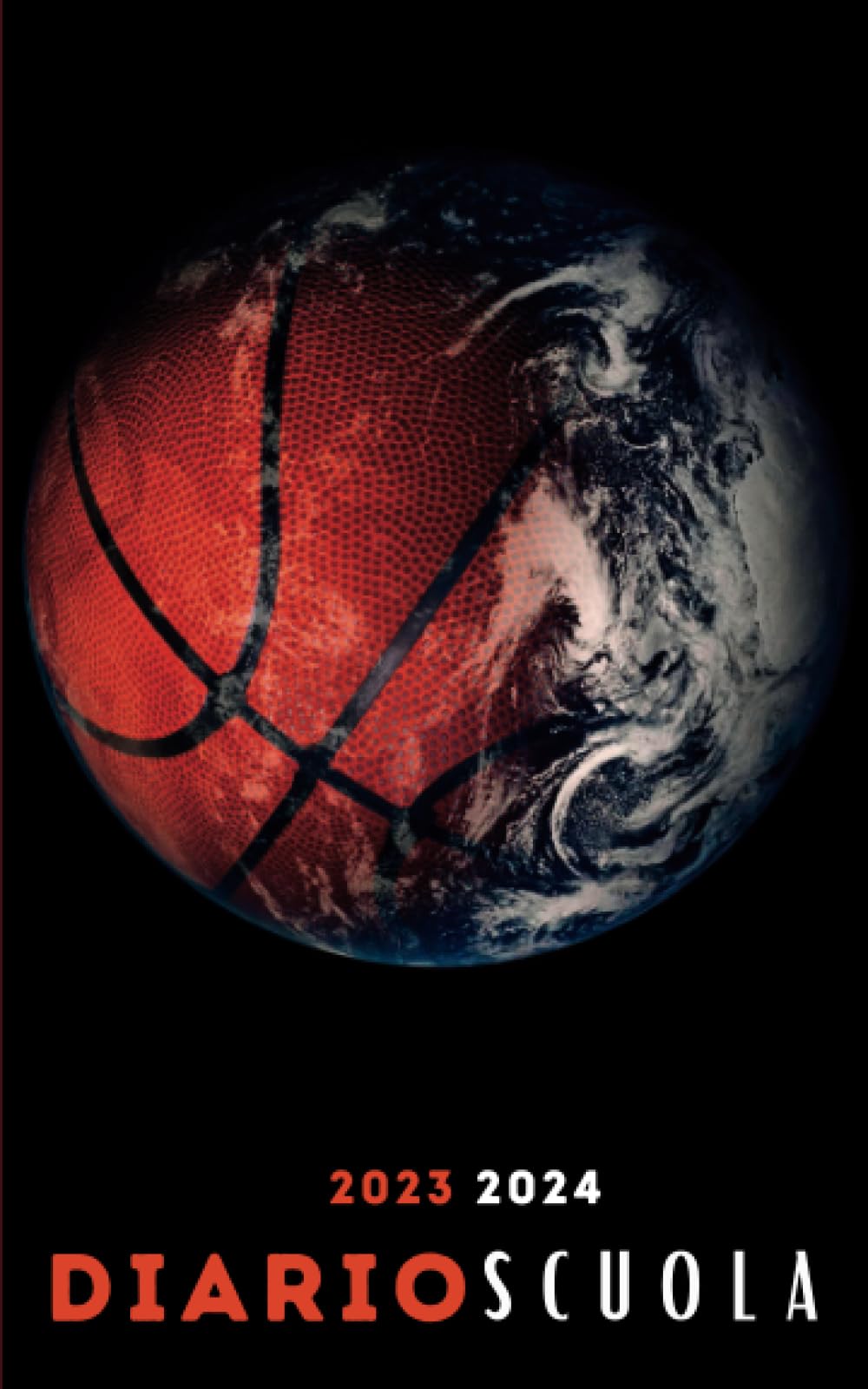 Diario Scuola 2023 2024 Pallacanestro: Pianificatore giornaliero 1 giorno per pagina - Per ragazze e ragazzi - Materiale scolastico medie elementari superiori università